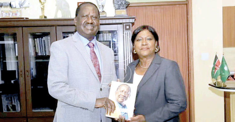 Uhuru’s sister Kristina meets Raila as Kenyatta, Odinga families rekindle ties