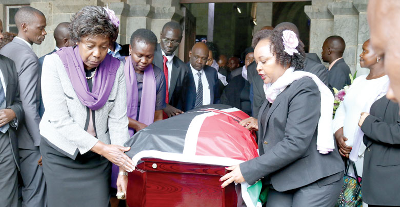 Nation pays glowing tribute to Laboso at memorial service