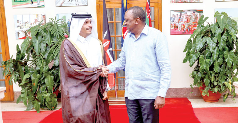 Big Four agenda dominates Uhuru, Qatari premier talks