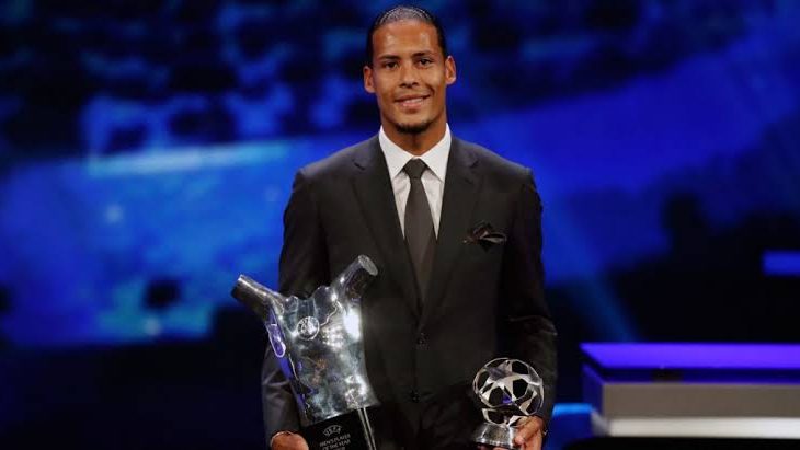 Virgil van Dijk wins UEFA Men’s Player of the Year