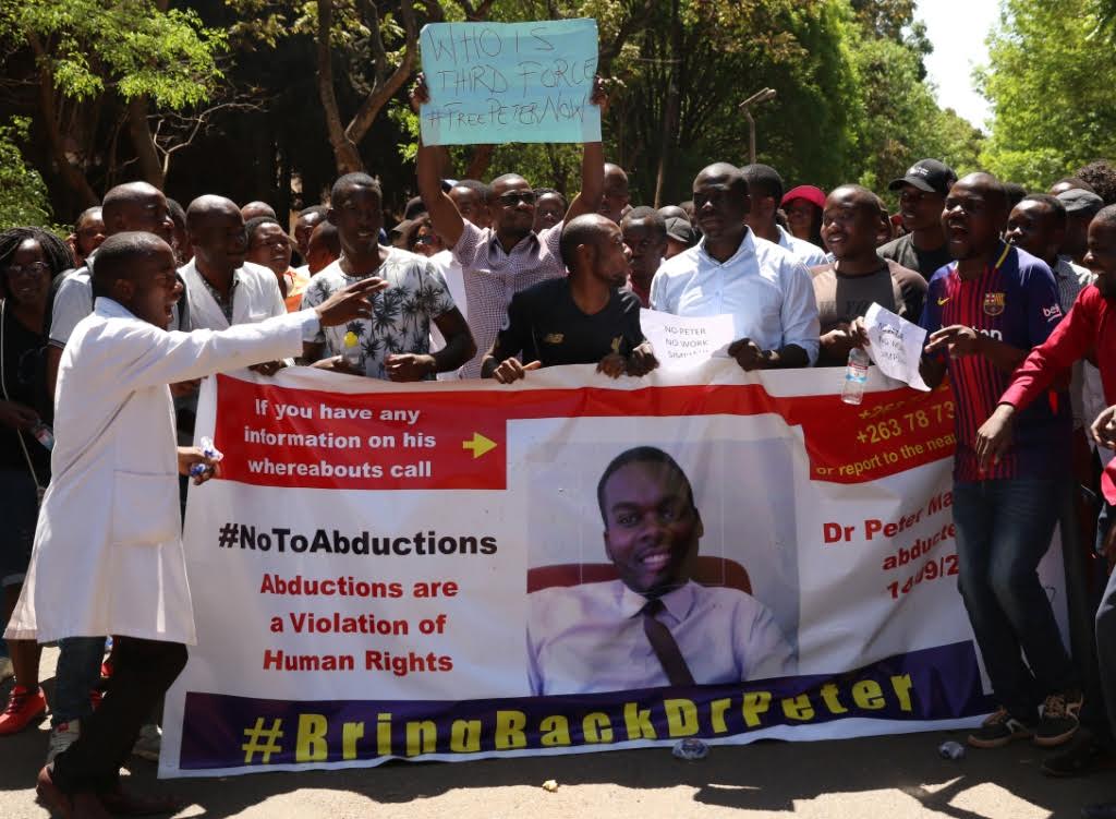 Zimbabwean doctors on strike over alleged abduction of colleague