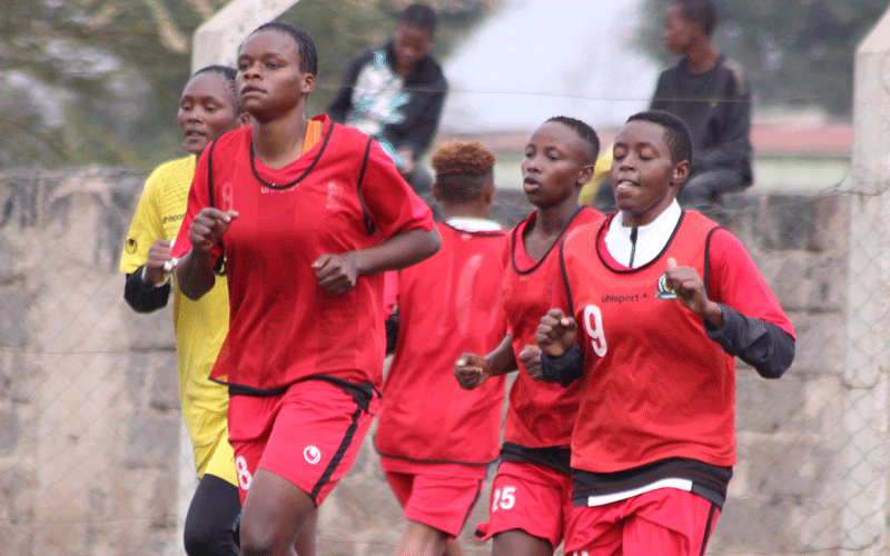 Harambee Starlets in high spirits as they leave for Ghana