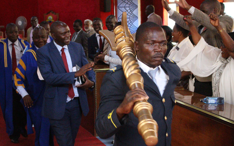 Fists fly as Kisumu MCAs replace Oloo
