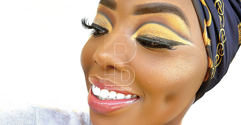 Mercy Njaga, 23, a Nairobi-based self-made make-up artist