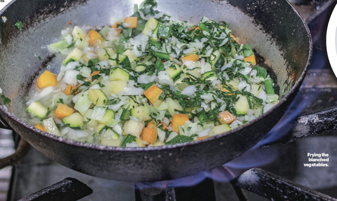Vegetable tamu for the health freak