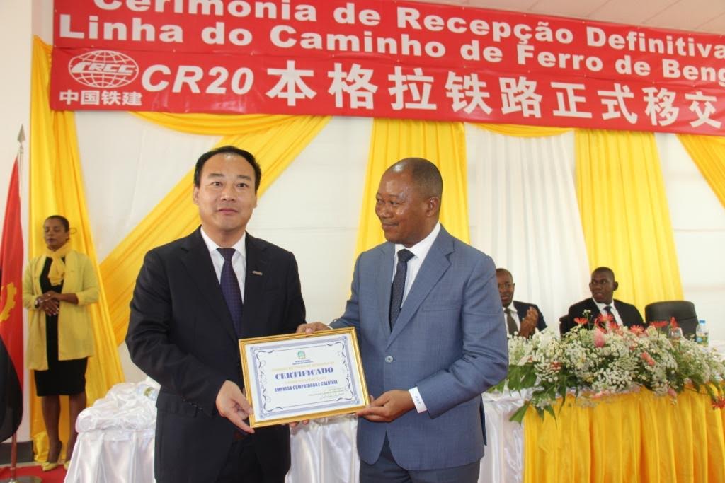 Chinese-built Benguela Railway handed over to Angola