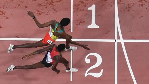 World Athletics Championships: Kenyan grabs gold from Ethiopian by millimetres