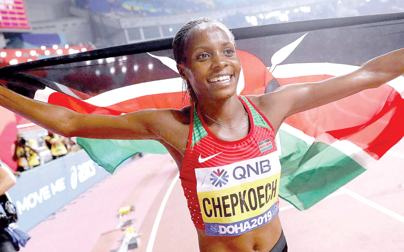 Chepkoech now seeks to lower her best time after running a solo race