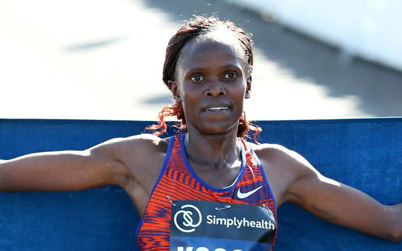 Holder Brigid Kosgei leads Kenyan cast to Chicago