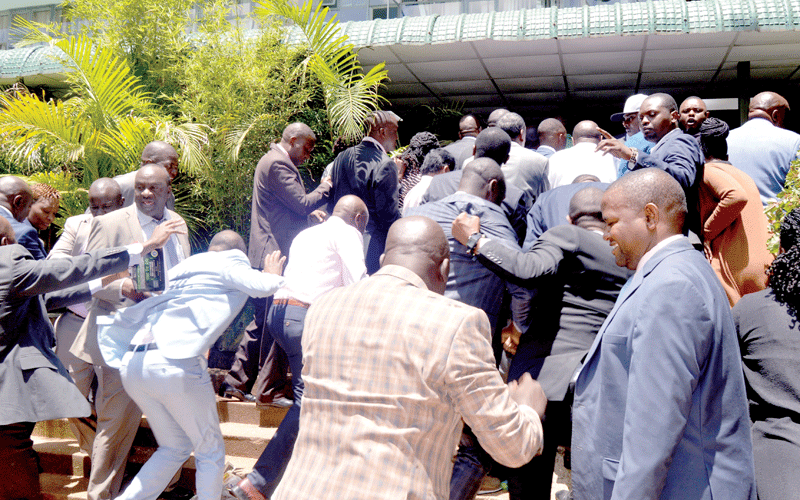 Chaos in City Hall as MCAs clash over Elachi ouster bid