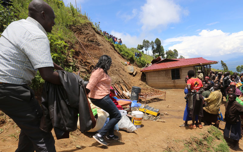 Landslide claims family members in Elgeyo Marakwet