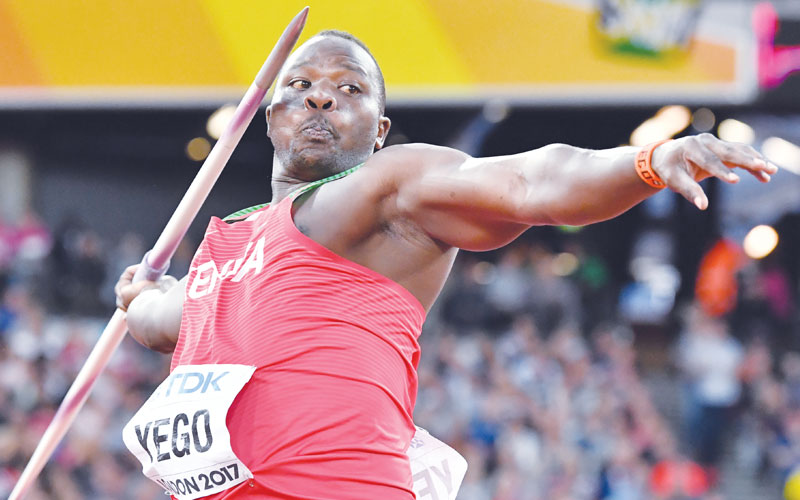 Olympics javelin silver medallist Yego aiming at two more gold