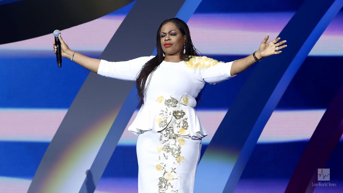 Gospel singer Sinach, 46, gives birth to first child