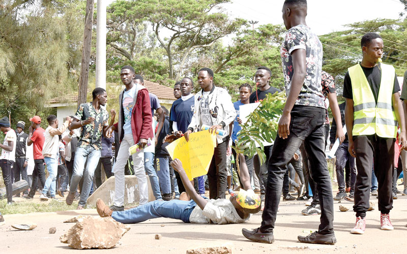 Businesses count losses as Egerton varsity students take to the streets