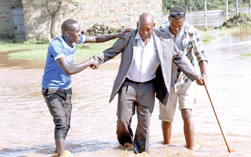 Hundreds displaced as rivers burst banks, dams spill over