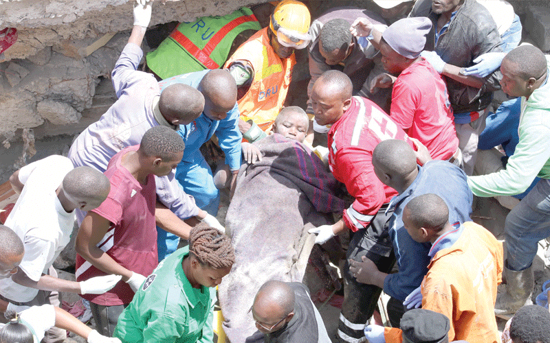 Man, girl saved after 48 hours in rubble of Tassia building
