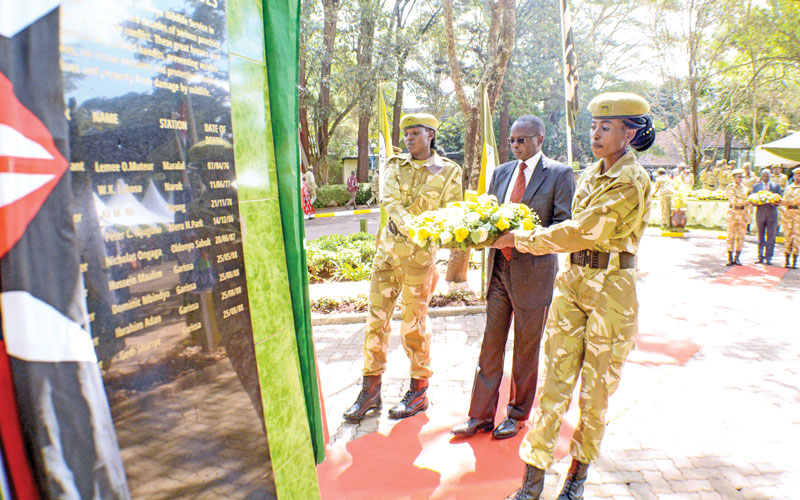 KWS honours 73 rangers who died in line of duty