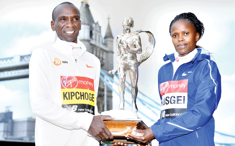 Kosgei says she would still break world record running barefoot