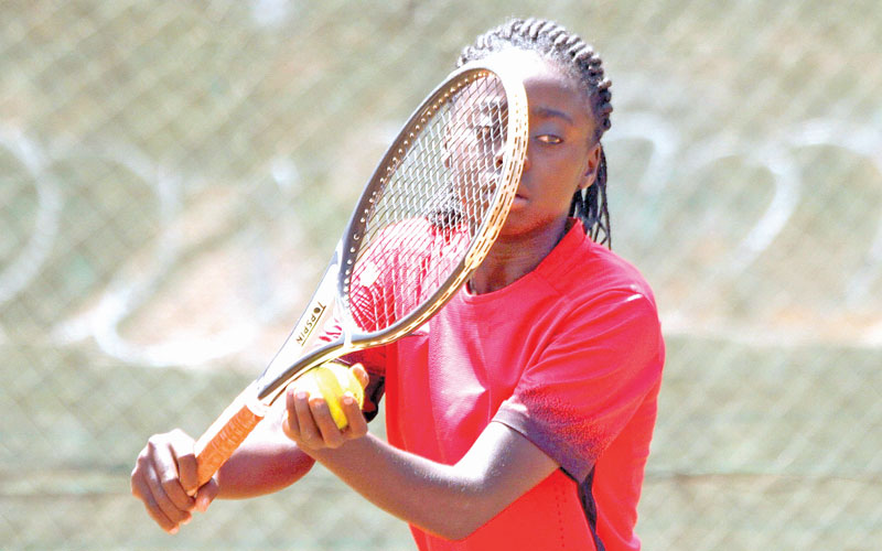 Kenya’s Angela Okutoyi in action during a past regional tournament in Nairobi. Photo/PD/PHILIP KAMAKYA