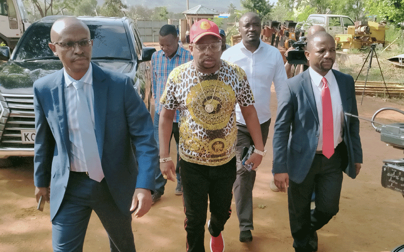 Governor Sonko’s flashy arrival to Voi court for hearing