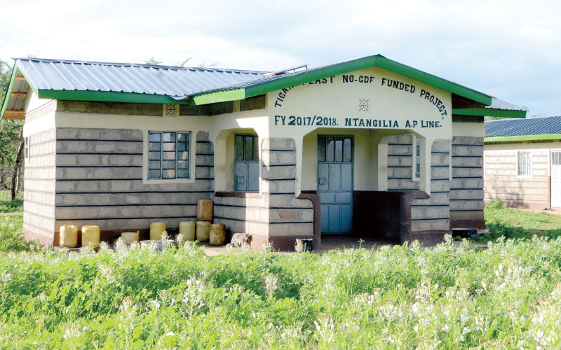 Ntangilia Police Post, built by Tigania East CDF, has reduced incidents of cattle rustling on the Meru-Isiolo border. Photo/Lewis Njoka