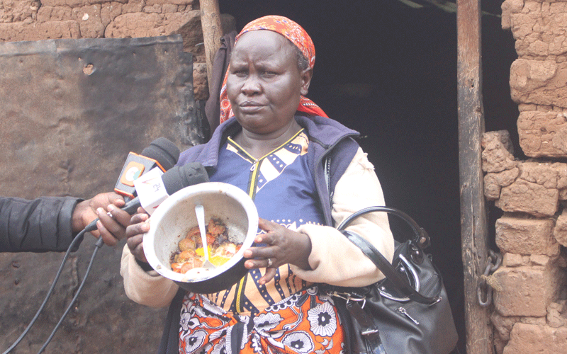 Man kills mother over plate of ugali meal