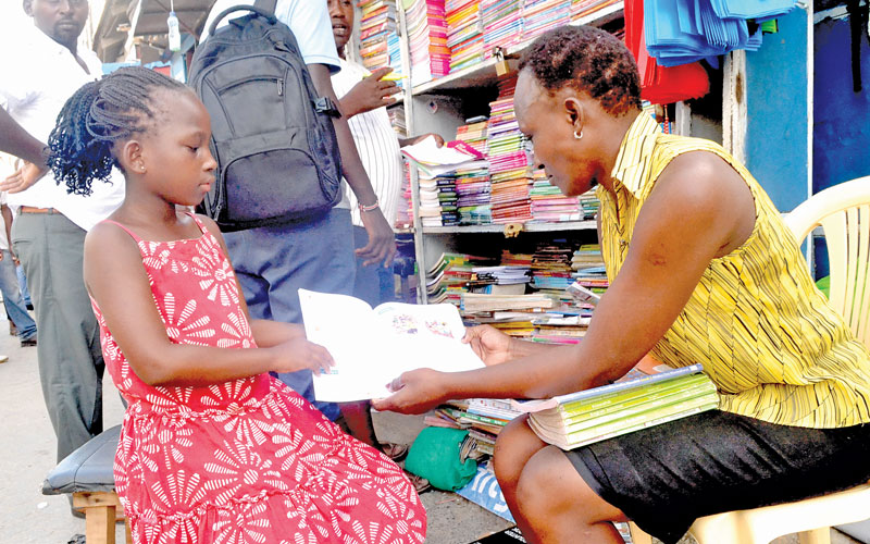 Brisk business as parents throng stores for back to school shopping