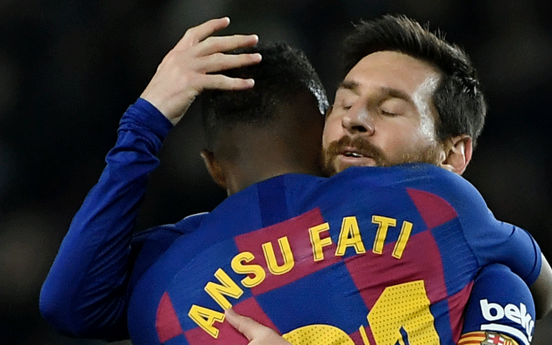 Fati, Messi connection sees Barca hold on against Levante