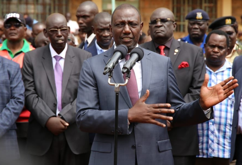 Ruto visits Kakamega school where 14 pupils died in stampede