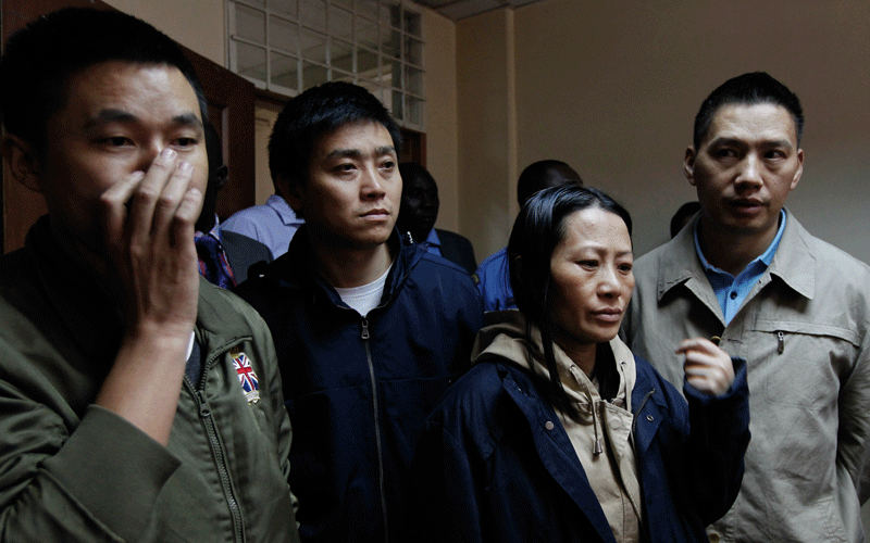 Court remands four Chinese  arrested over canning waiter