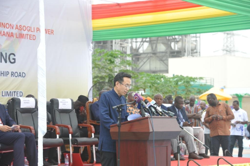Chinese-built concrete road delivered to Ghanaian community