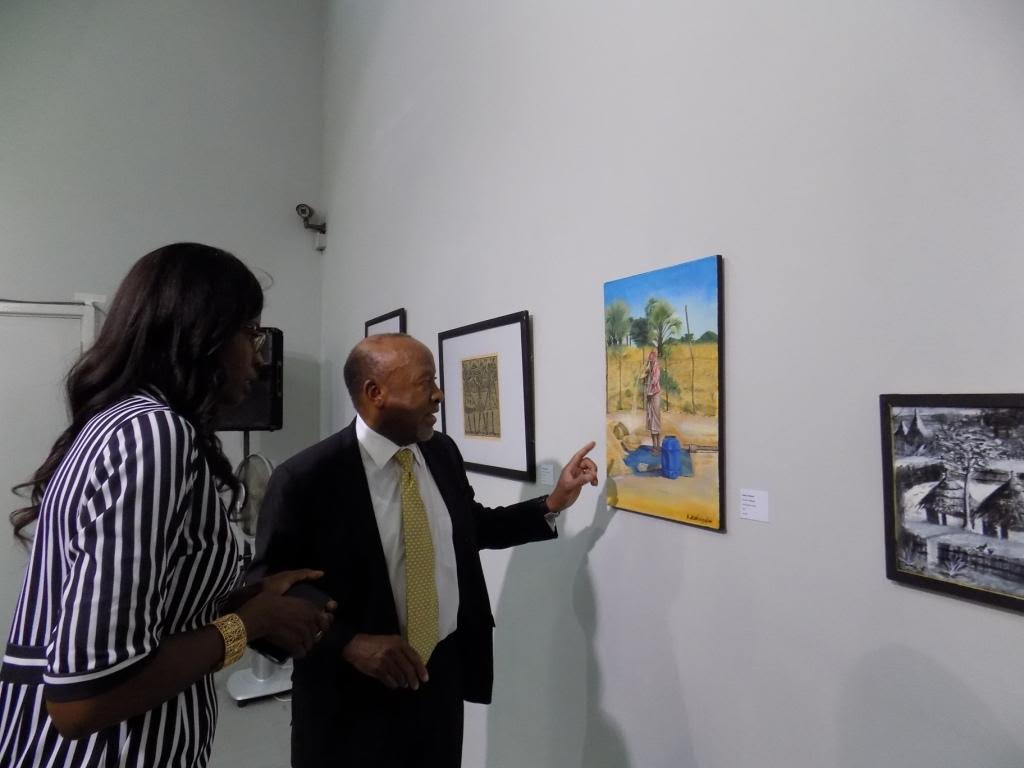 Namibia’s vice president opens art exhibition on history