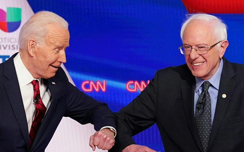 Biden pledges to pick woman VP if he wins Democratic race