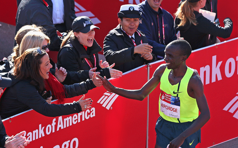 Olympic champion Kipchoge calls for healthy world
