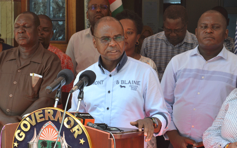 Kilifi Governor bans funerals, weddings to prevent spread of Covid-19