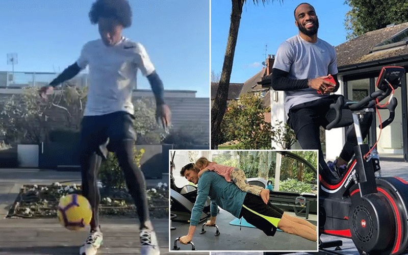 Isolated in foreign lands, stars learn to deal without sport