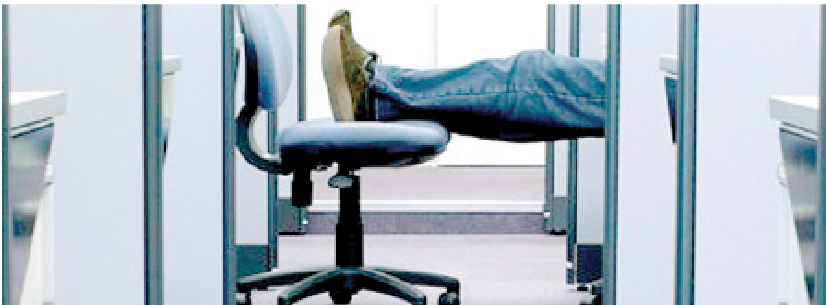 Man slept in office for nights to escape rent