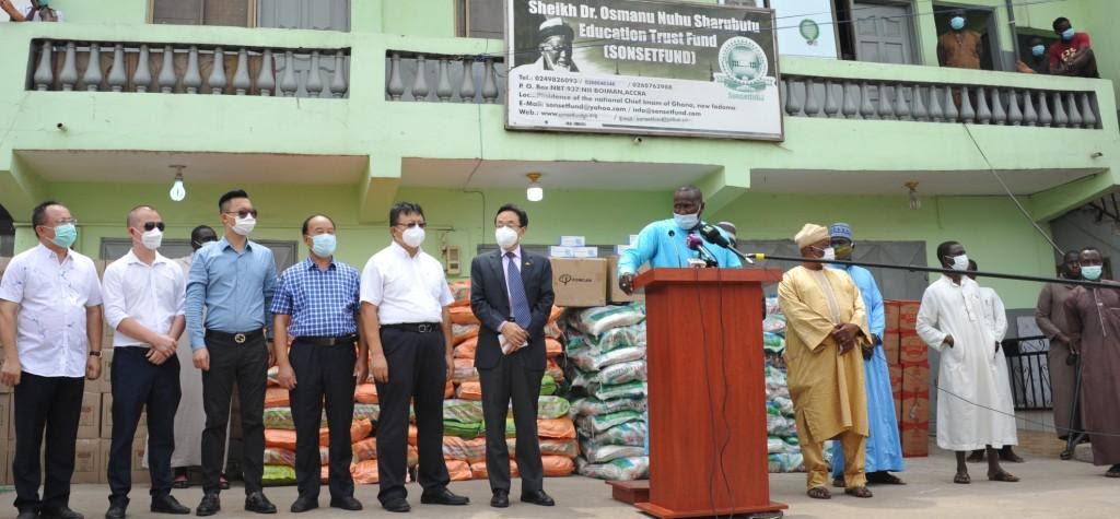 Chinese firm assists Ghanaians in COVID-19 fight