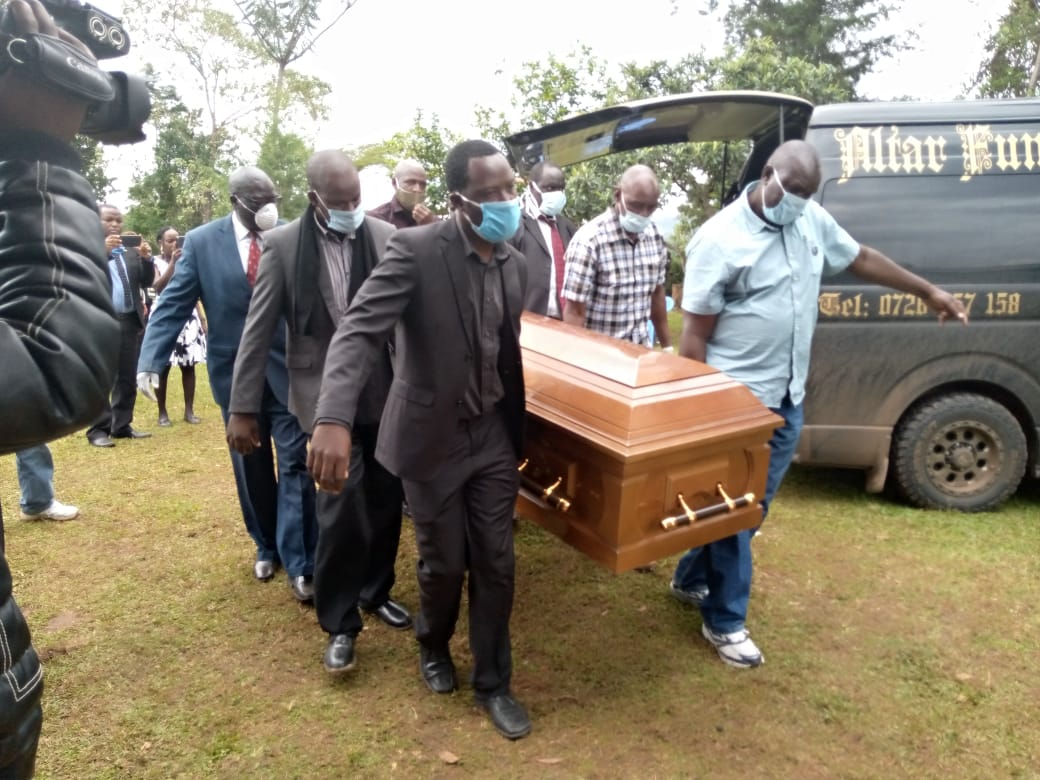 20 minutes of burial service as Walibora is laid to rest