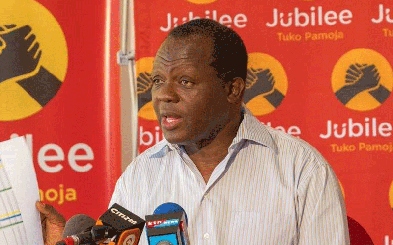 Tuju claims Kieleweke Mps pushing for his ouster only want control over party's millions