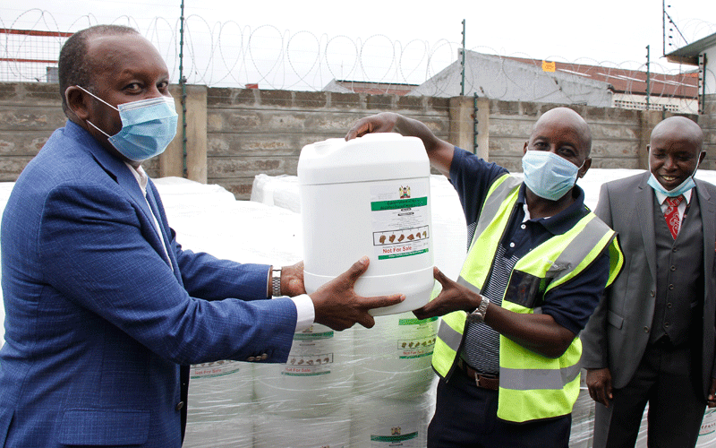 KPC dispatches 20,000 litres of sanitisers to northern Kenya