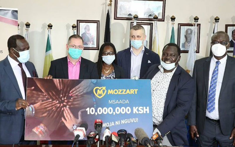Mozzartbet donates medical equipment worth Sh10m towards Covid-19 fight