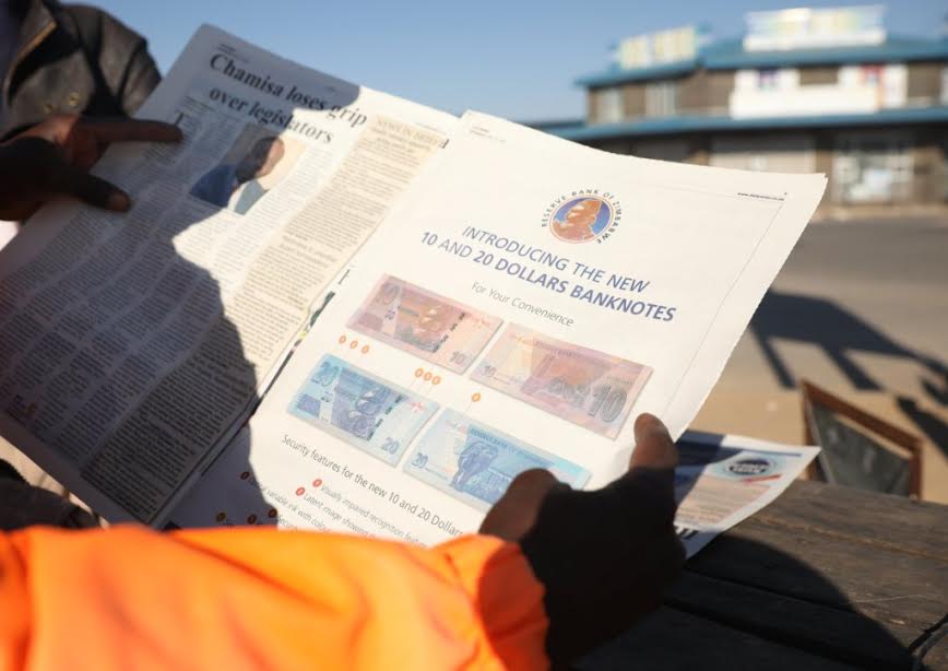 Zimbabwe central bank introduces new, higher denomination notes
