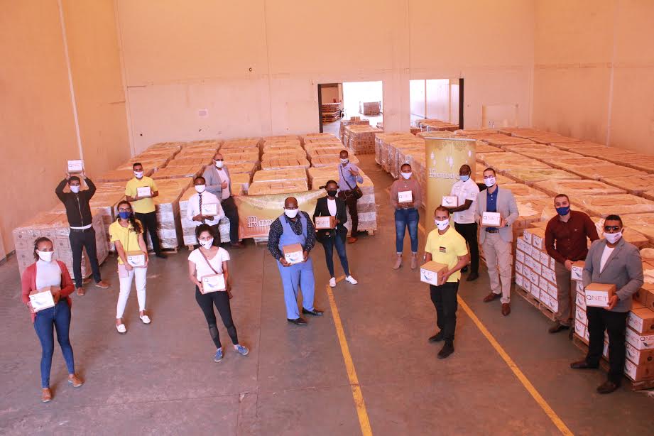 QNET donates foodstuffs to hundreds of vulnerable families