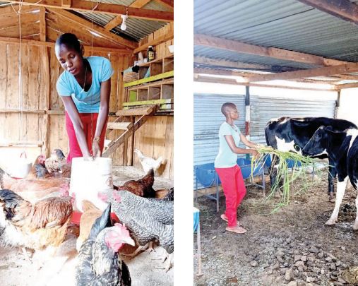 Chebet spends more time farming than on track and field training