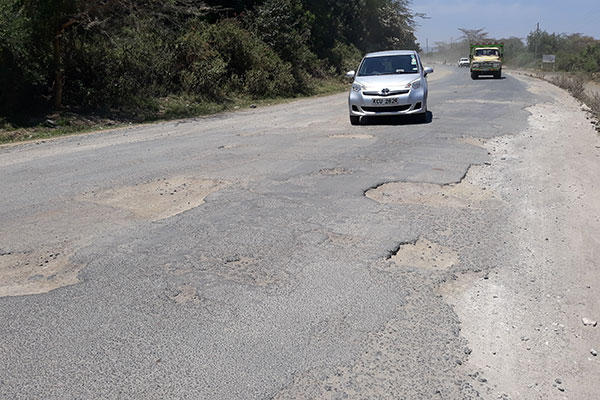 Heavy rain cuts off major road in Naivasha