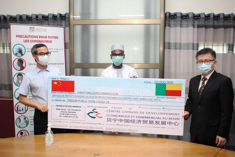 Chinese firms provide support to Benin gov’t in fight against COVID-19