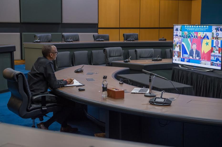 Rwandan president hails strong Africa-China bond in fight against COVID-19