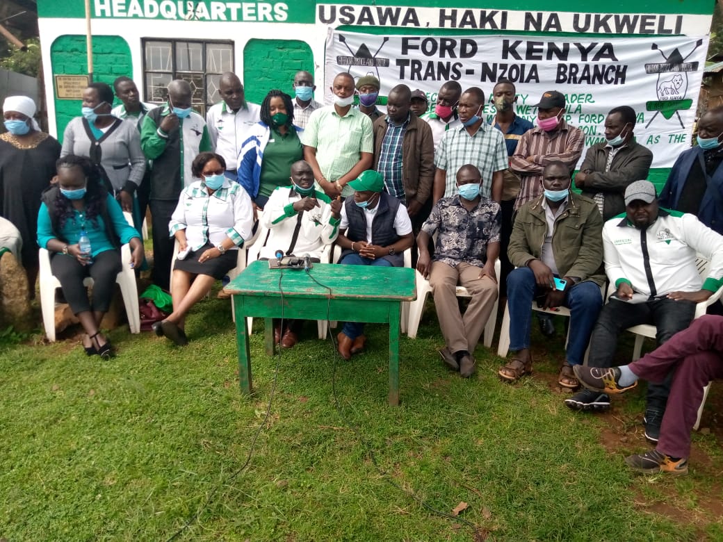 Ford Kenya founding members fault political parties registrar