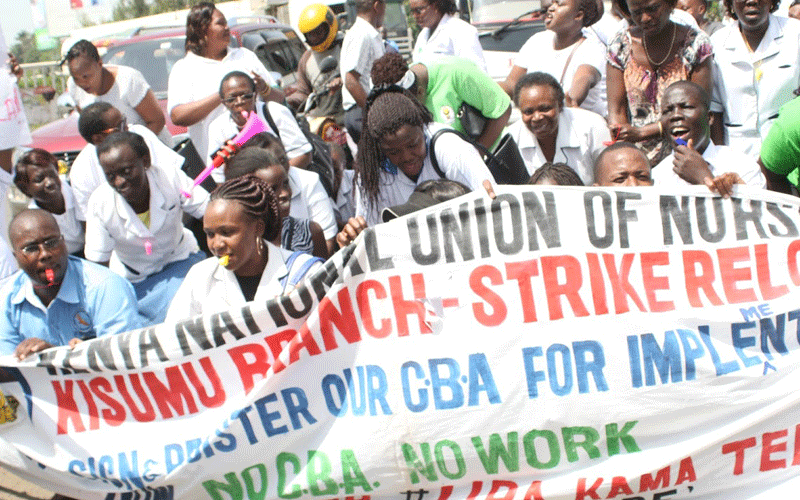 Anguish for patients in Kisumu, Kisii after health workers strike